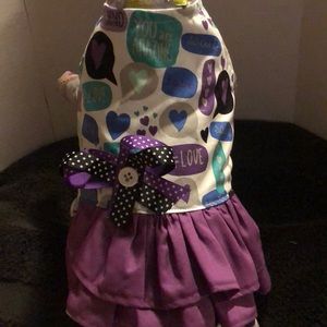 Small xoxo love doggie dress.